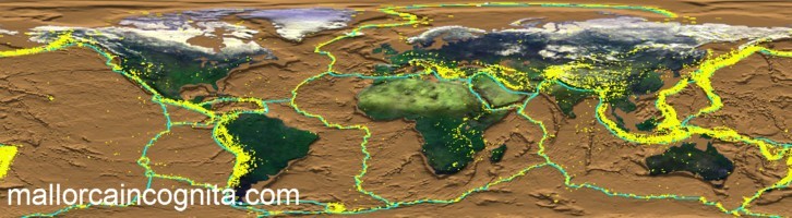 Earthquake hotspots