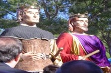 giants at the Marratxi Autumn Fair in Mallorca