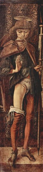 Renaissance painting of the Patron Saint of Alaró