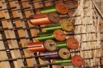 bobbins for weaving the cloth