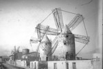 lateen windmill Palma 1908. Photographed by Ch. Chusseau-Flaviens.